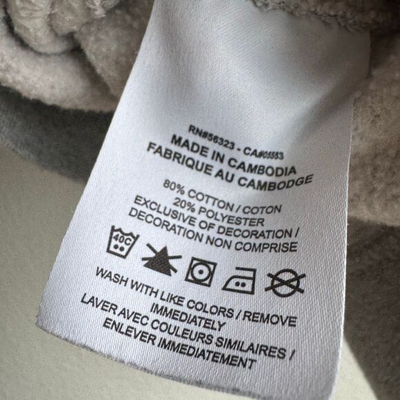 Nike Sweatshirt Small Gray Sportswear Club Fleece Pullover Crewneck BV2662-063 - Picture 9 of 10